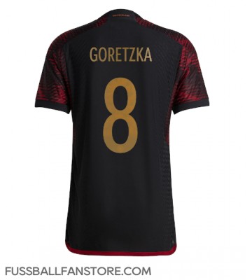 Deutschland Leon Goretzka #8 Replik Auswärtstrikot WM 2022 Kurzarm